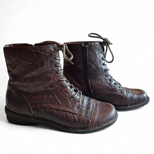 Clarks Bendables Nikki Plaza Leather Boots | Women’s 6.5